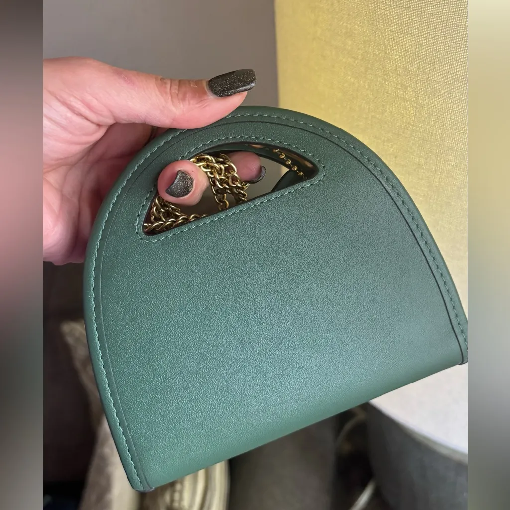 Authentic COACH 1941  Glovetanned leather Chain Shoulder Bag/Wallet/clutch - Image 10