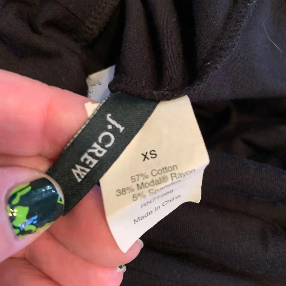 J Crew Poncho Womens XS Black Oversize Cowl Neck Cape Ladies - Image 6