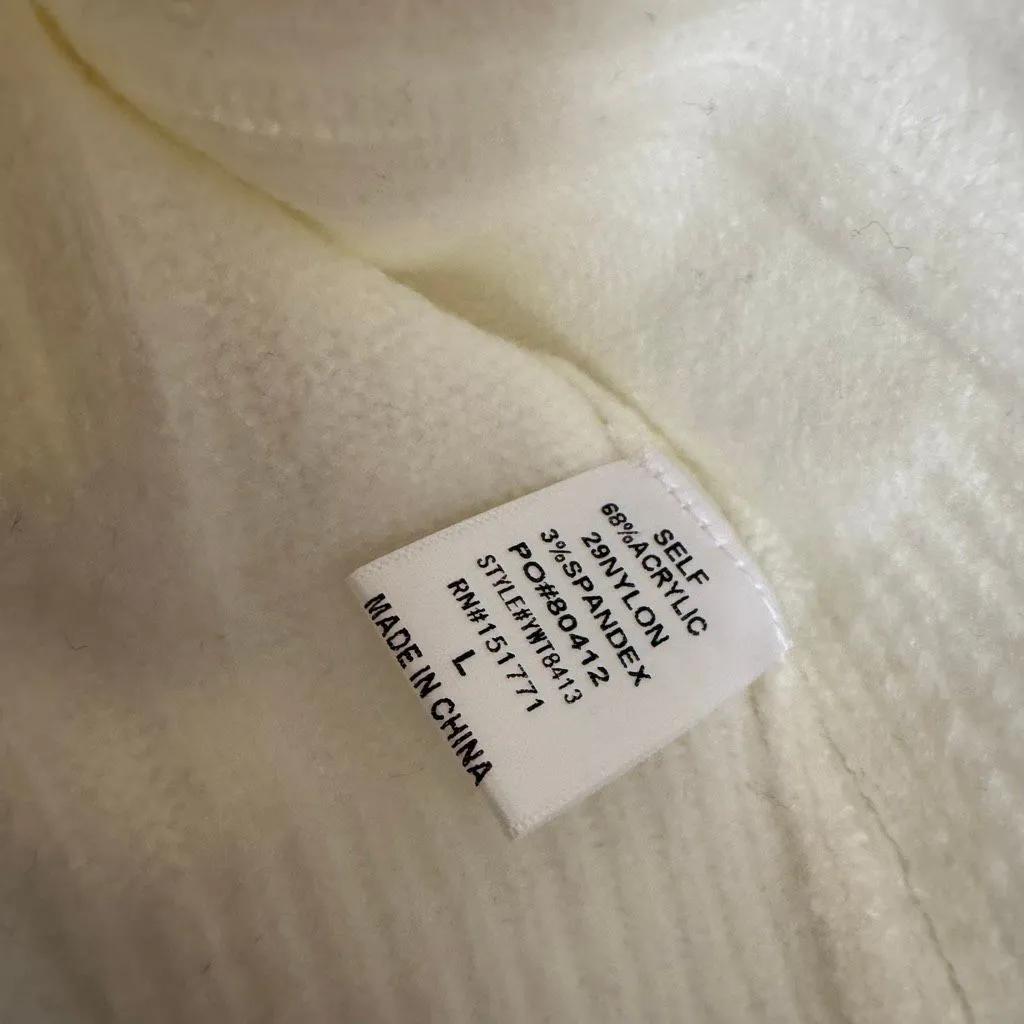 Gilli Women’s Large White Cream Sweater New - Image 3