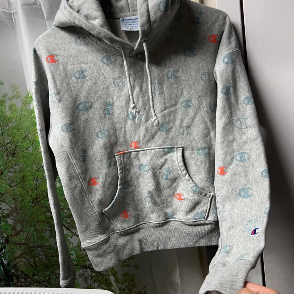 Reverse Weave Hooded Sweatshirt Size XS - Image 3