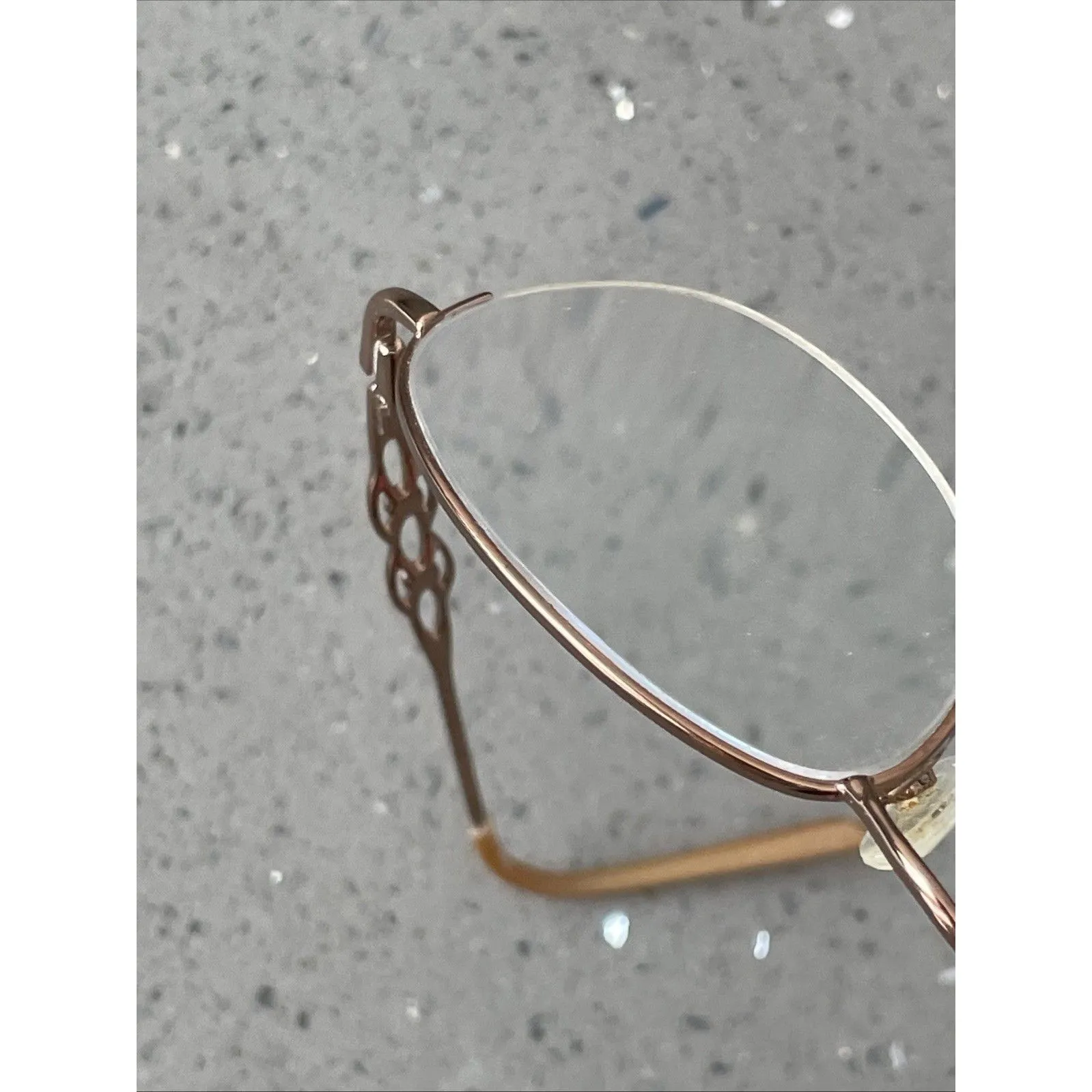 Sans Pareil Eyeglasses Frames ONLY LINDA EVANS 293 SAND Women's Brown 50 - Image 12