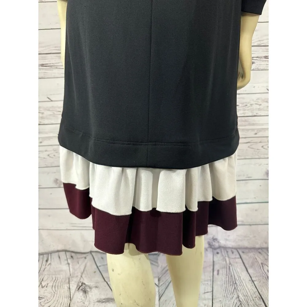 Ginger long sleeved A line dress with dragonfly Rose embellishments size xxsmall Black - Image 10