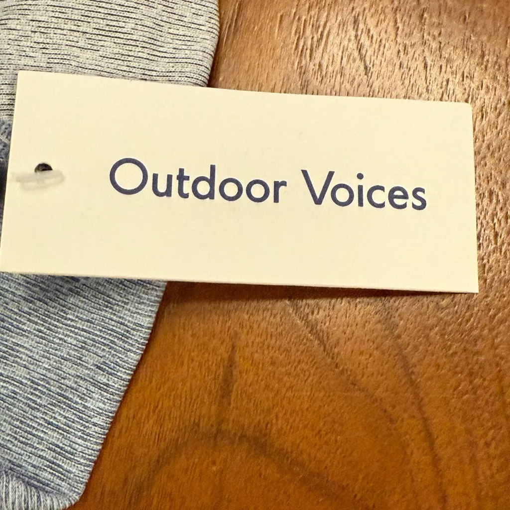 OUTDOOR VOICES 7/8 Springs Colorblock Legging Lake Dove Rose Quartz S - Image 10