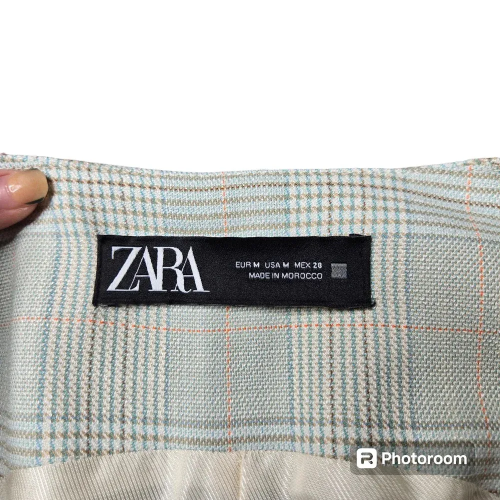 Zara Plaid Button Front Vest - Image 2