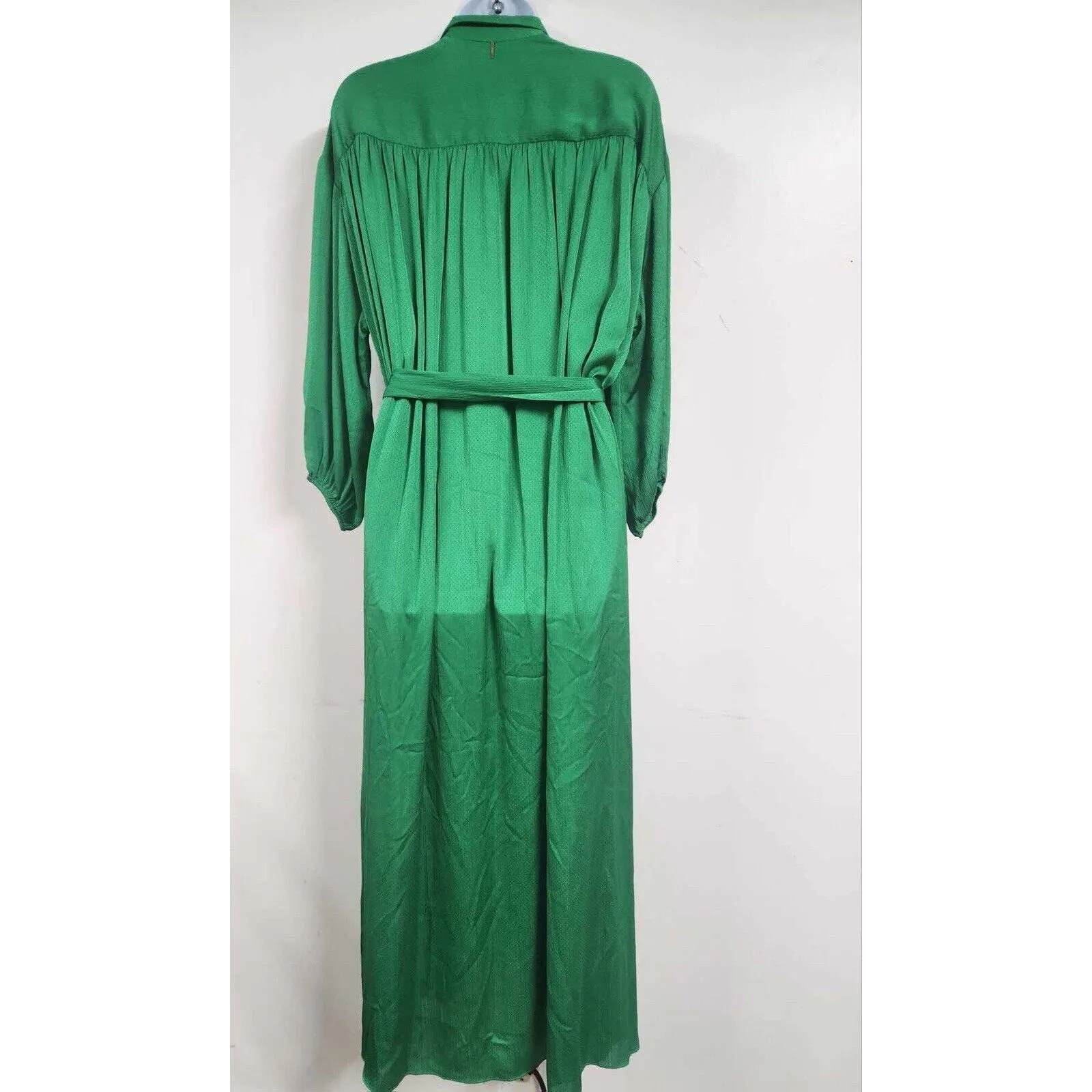 MISA LOS ANGELES Maxi -ELISE DRESS Kelly Green Size M $514 B35 - Image 6