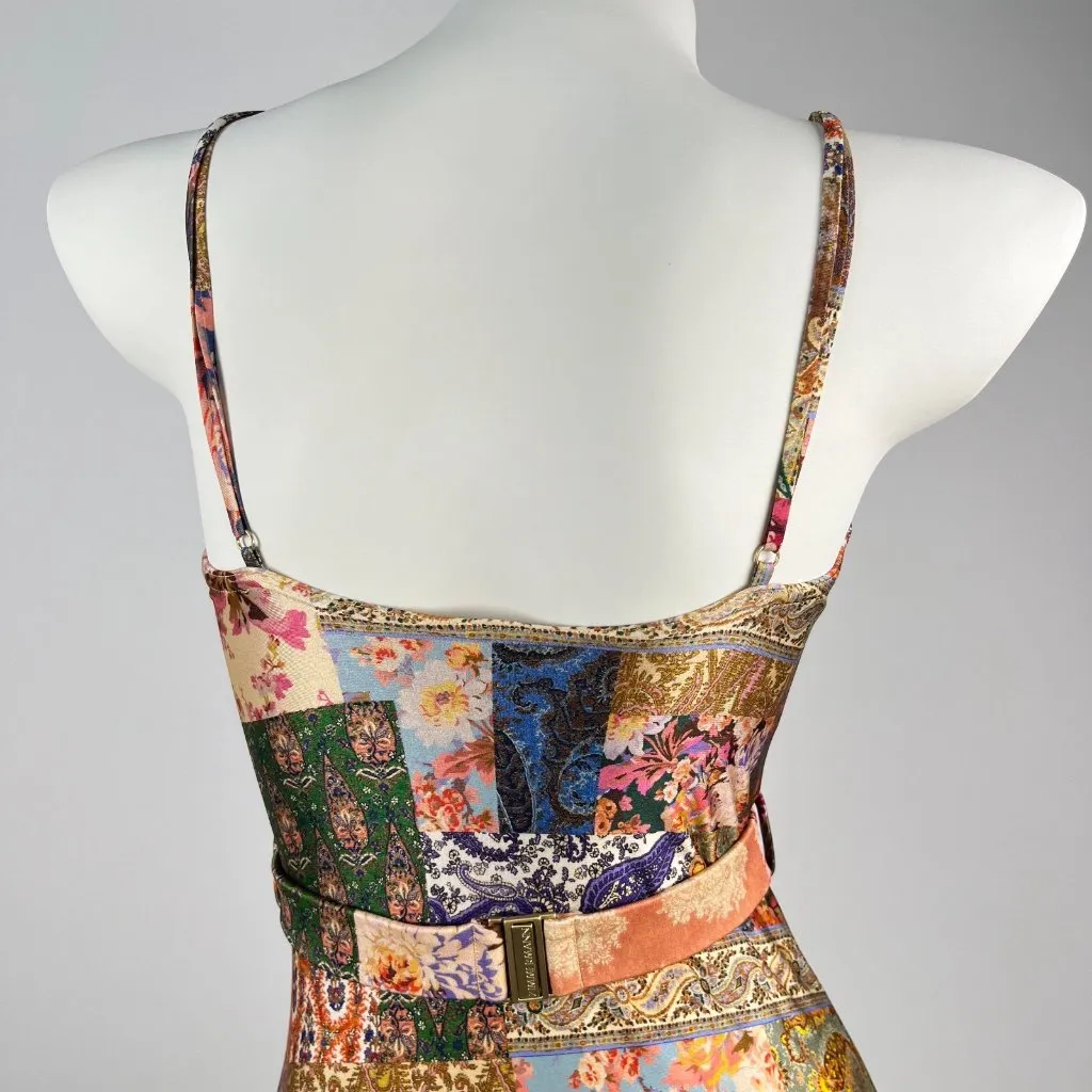 $385 NWOT Zimmermann V Wire Floral Paisley Swimsuit One Piece Devi Chain Size 3 - Image 6