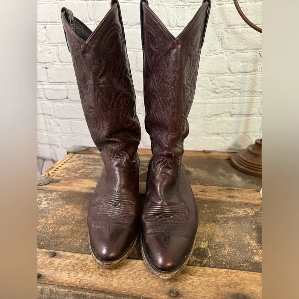 Ladies Dan Post Boots 7 1/2 - Image 2