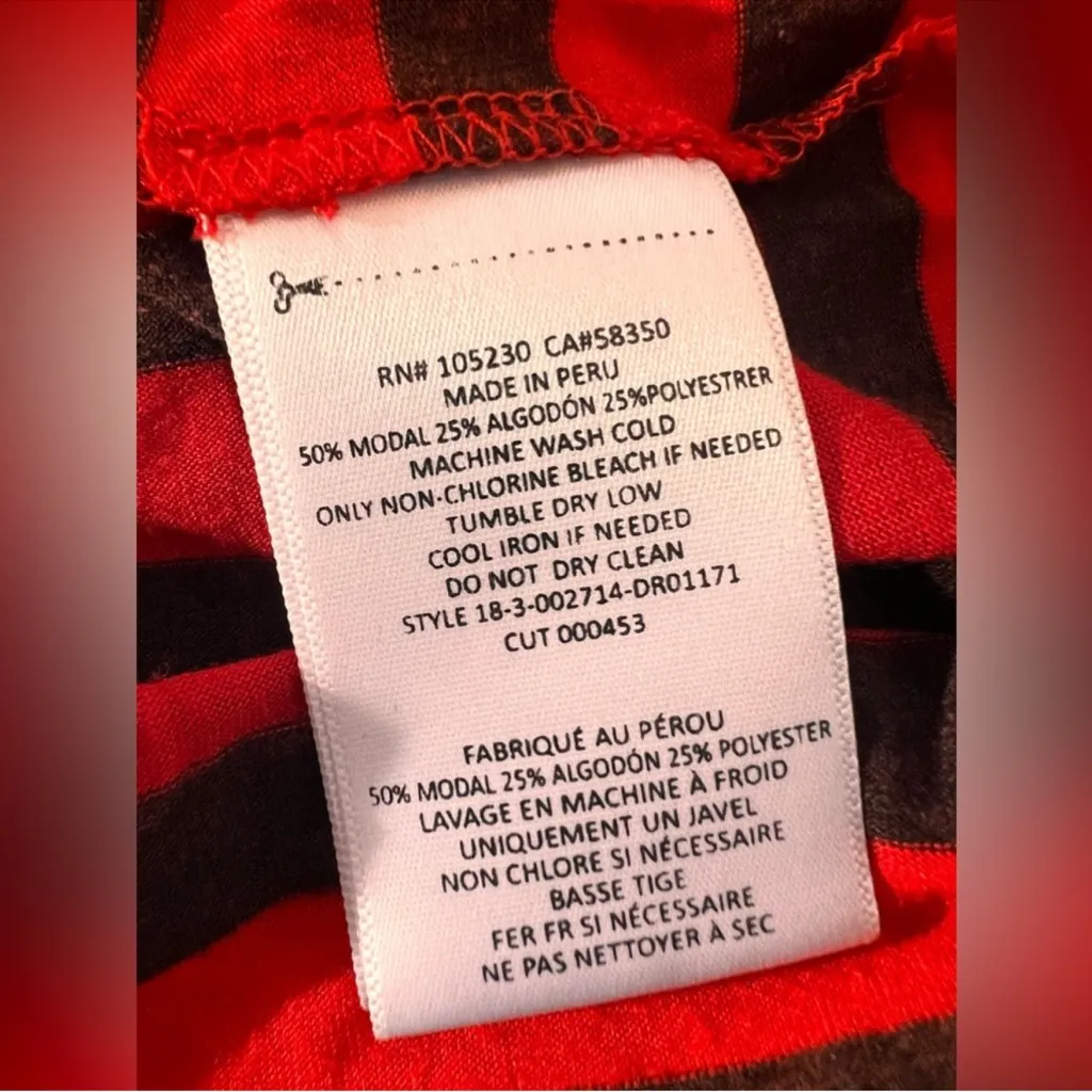 Current/Elliot NWOT The Breton Striped Long Sleeve T-Shirt MIDI Dress Size S - Image 12