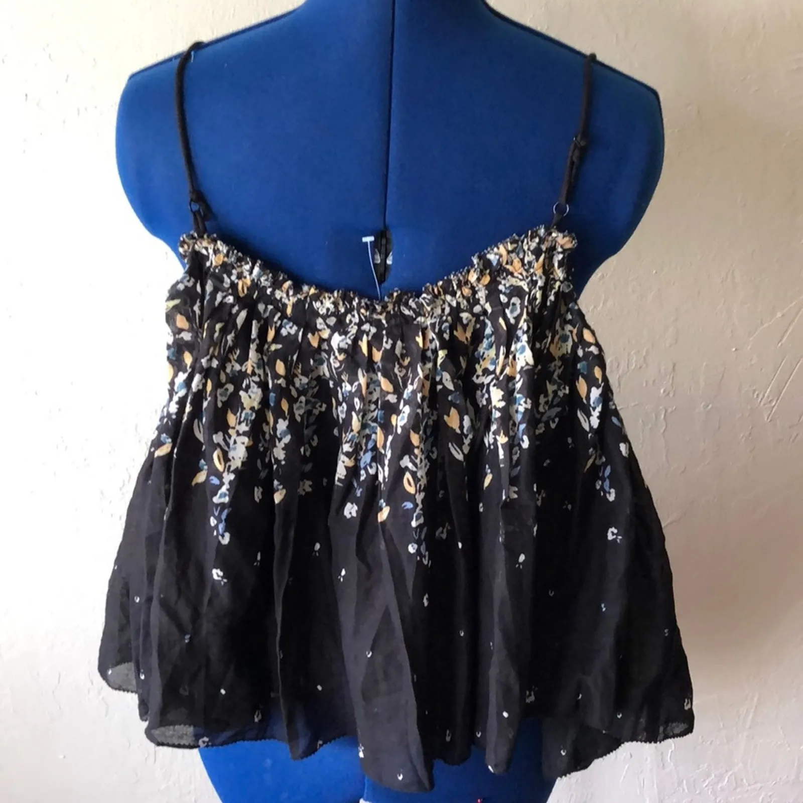 NWT Free People Ruffle Spaghetti Straps Top Size S - Image 4