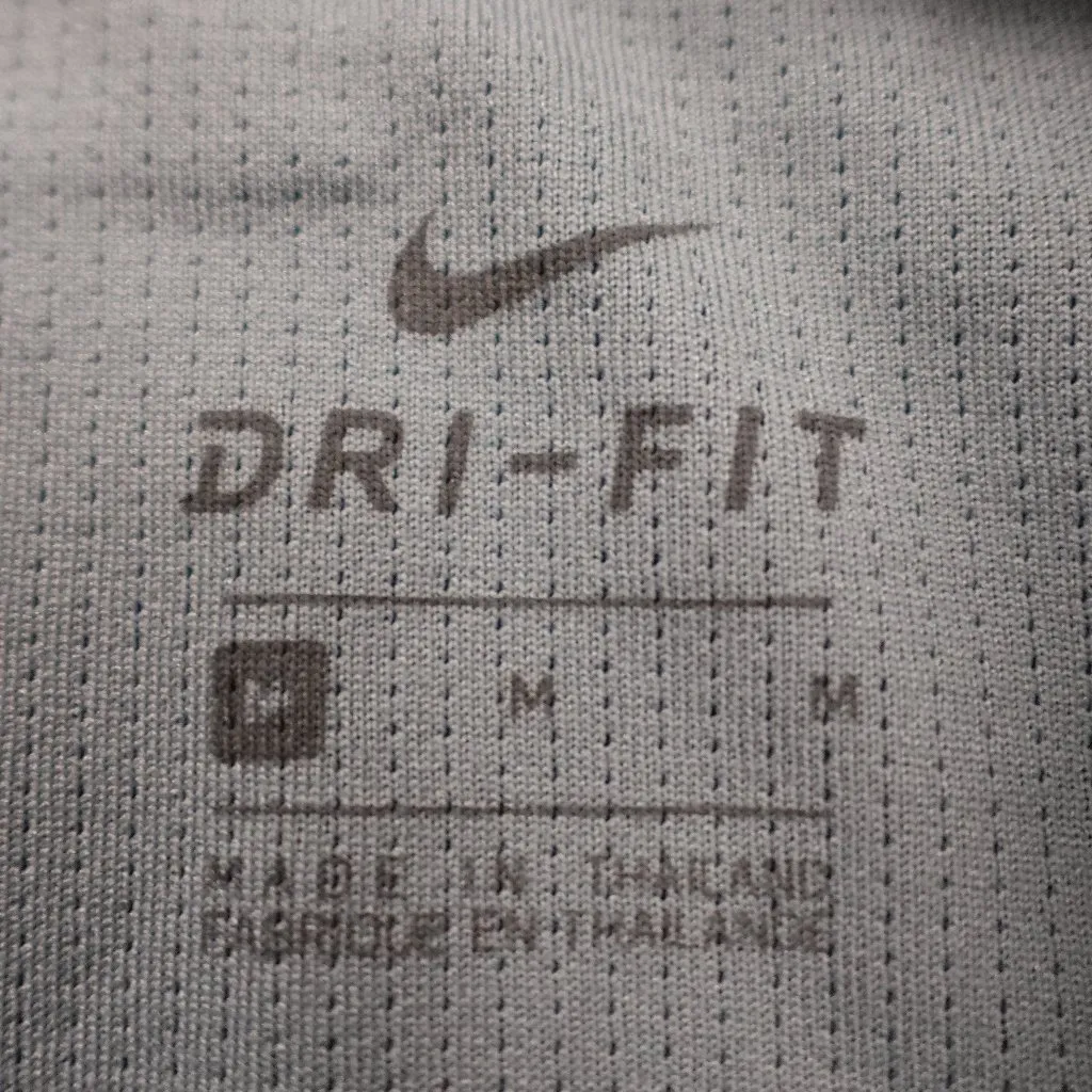 Nike Running Dri-Fit Long Sleeve Pullover; Blue/Gray; Medium - Image 9