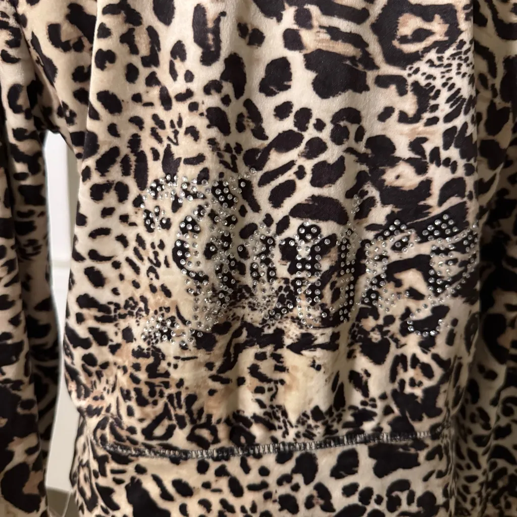 Juicy couture Leopard Print Women’s tracksuit size X-Large cheetah - Image 2