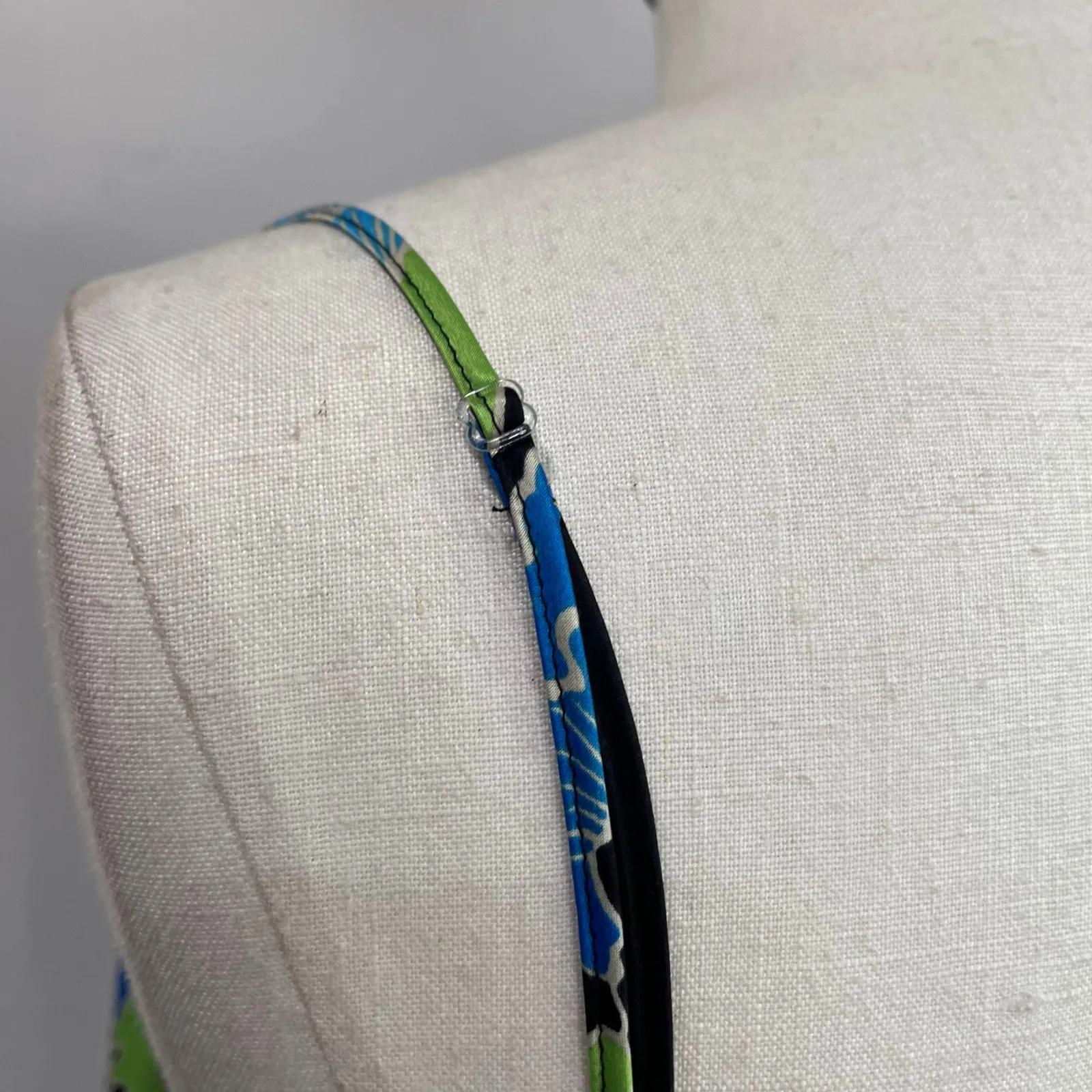 Y2K MIXIT Blue Floral Lace Trim Babydoll Cami Top 2000s Goth Plus 1X - Image 7