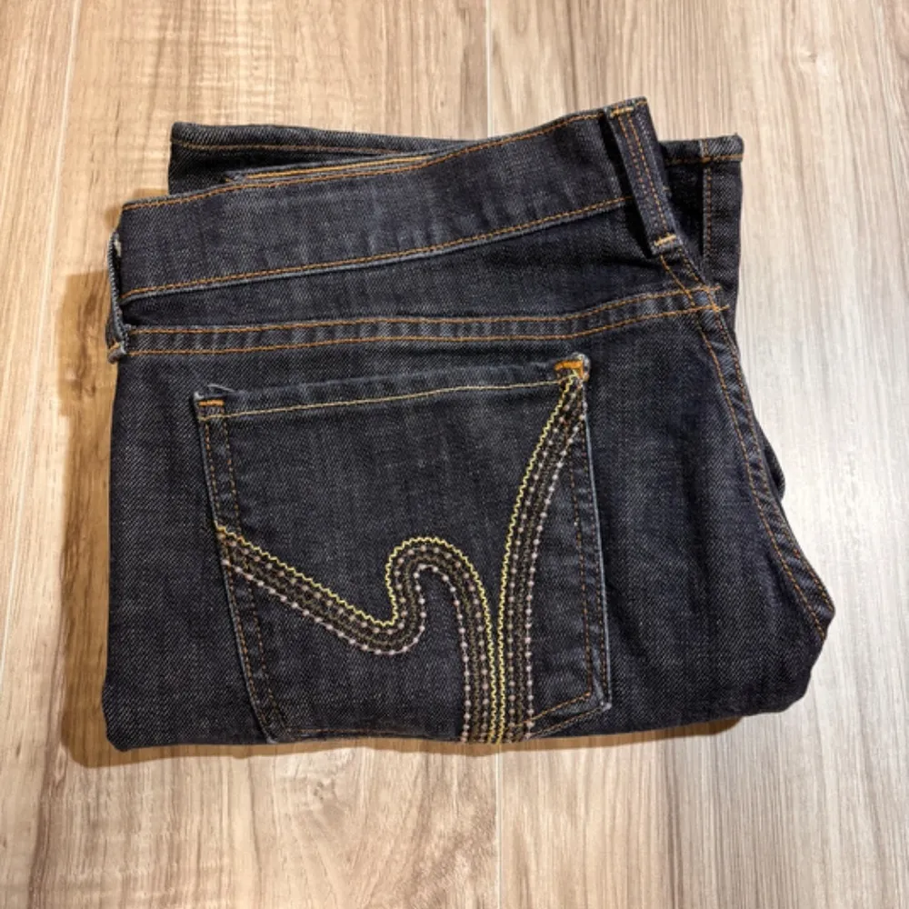 7 For All Mankind Anniversary Nic Nac 109 Stretch Low-Rise Stretch Flare - 32 - Image 13