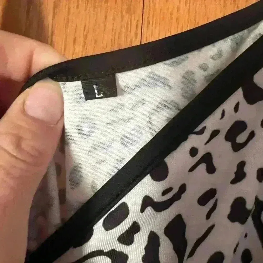 Leopard jumpsuit Faux wrap jumpsuit L White Size L - Image 5