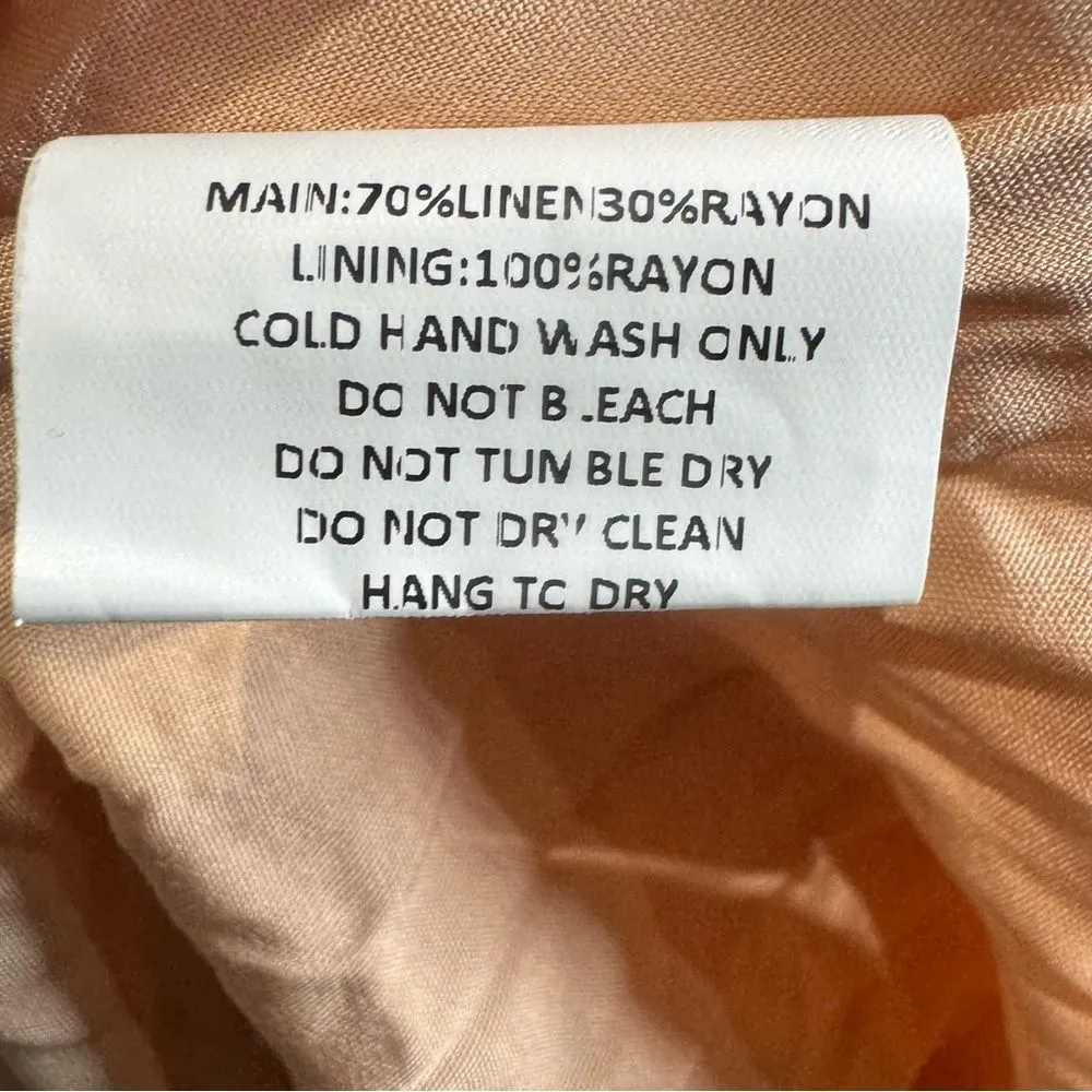 Petal & Pup light caramel color mini ruffle dress size XS NWT - Image 9