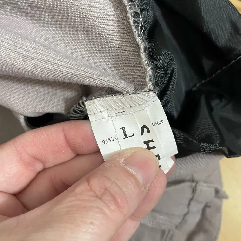 Shein Women's Khaki Straight Leg Lightweight Chino Pants - Size Large - Career - Image 4