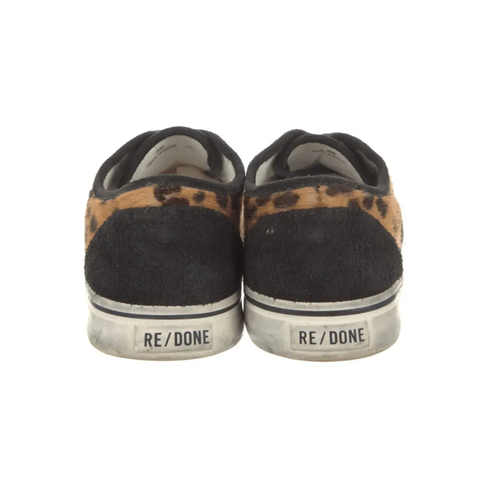RE/DONE NIB 70s Low Top Skate in Leopard Calf Hair Size EU 36/US 6 - Image 3