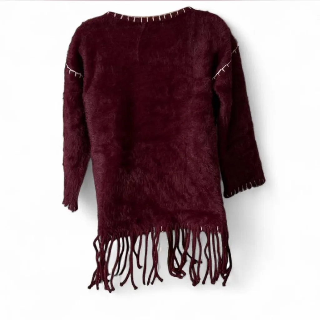 ‎Fuzzy Fringe Sweater - Image 2