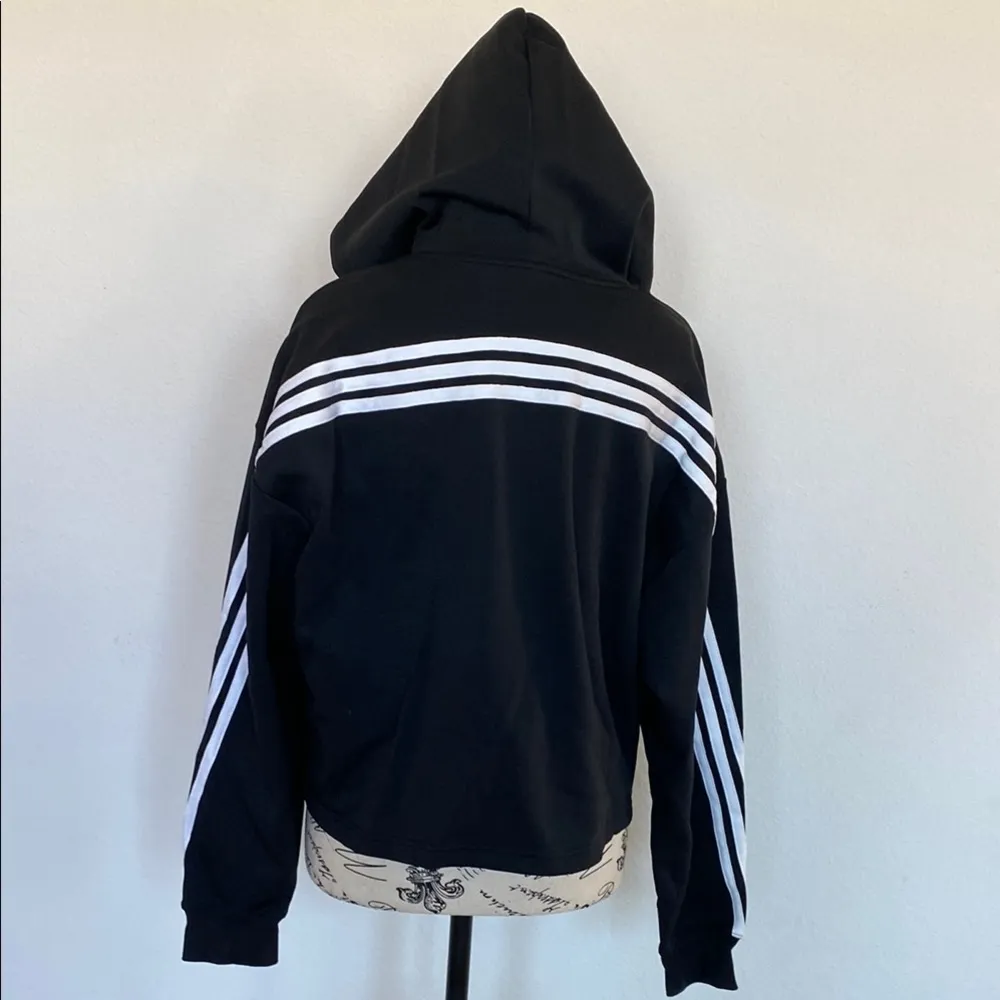 Women's adidas Future Icons 3-Stripe Sleeve Drawstring Hoodie. - Image 6