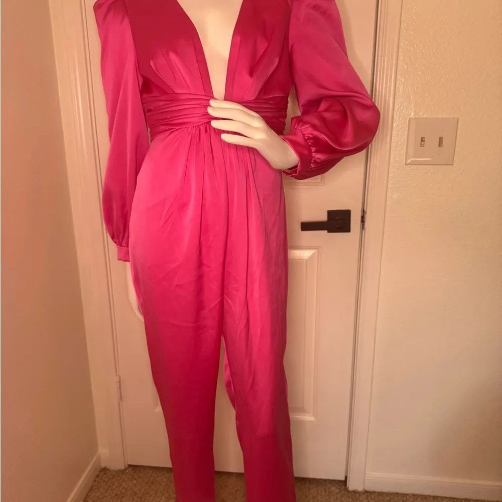 Mac Duggal Elegant Pink Jumpsuit - Image 2