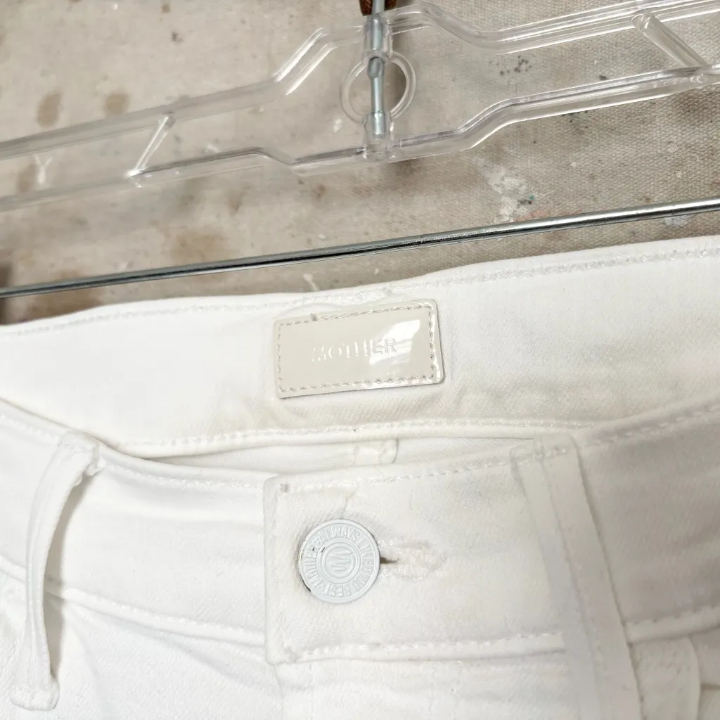 Mother the Hustler Ankle Fray in Fairest Of Them All White Size 27 - Image 3