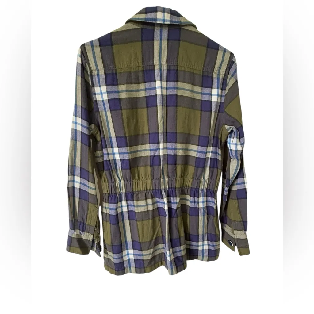 Equipment Femme Monroe Plaid Jacket Size XS - Image 2