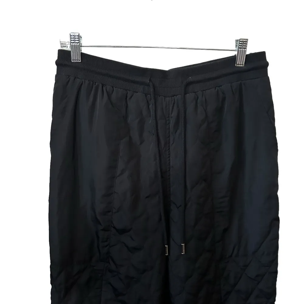 Sandy Liang x Target Black Mid-Rise Quilted Jogger Pants Size Medium. - Image 4