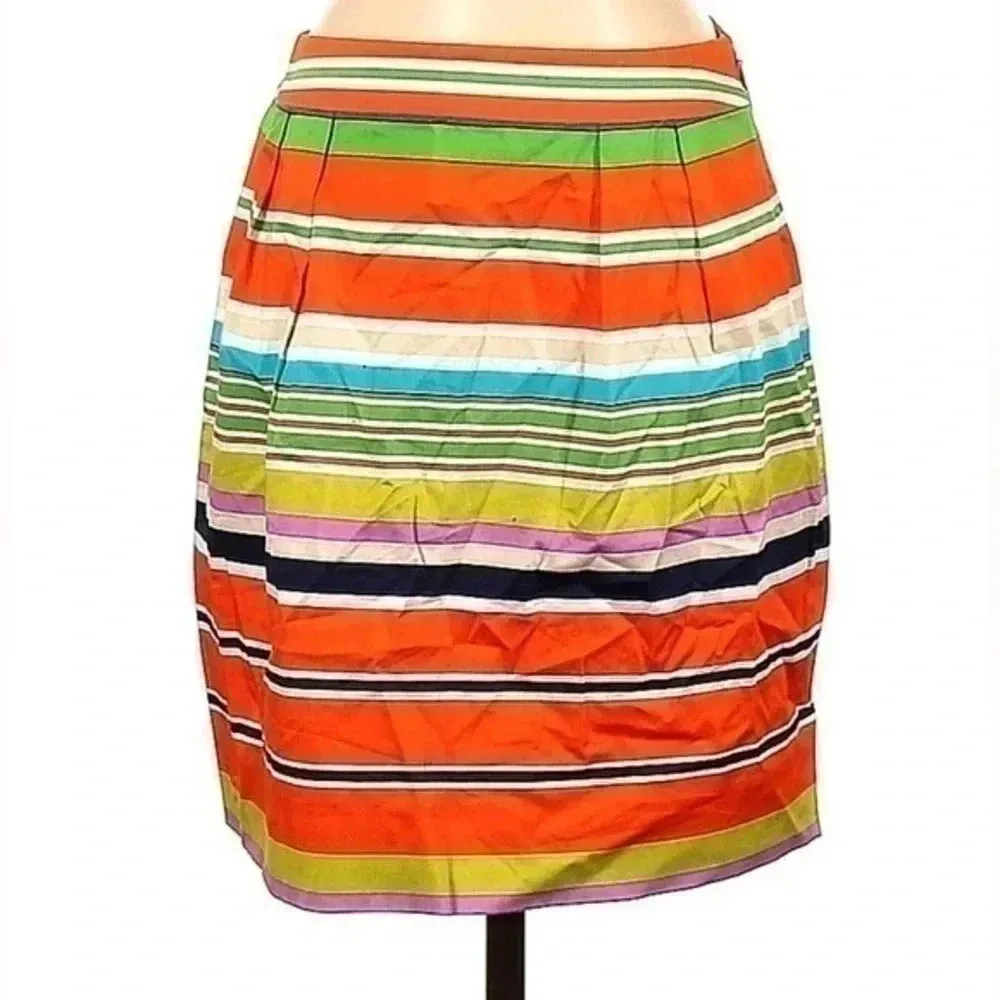 Kate Spade | Multi Color Striped Preppy Pencil Skirt Women’s Size 4 - Image 3