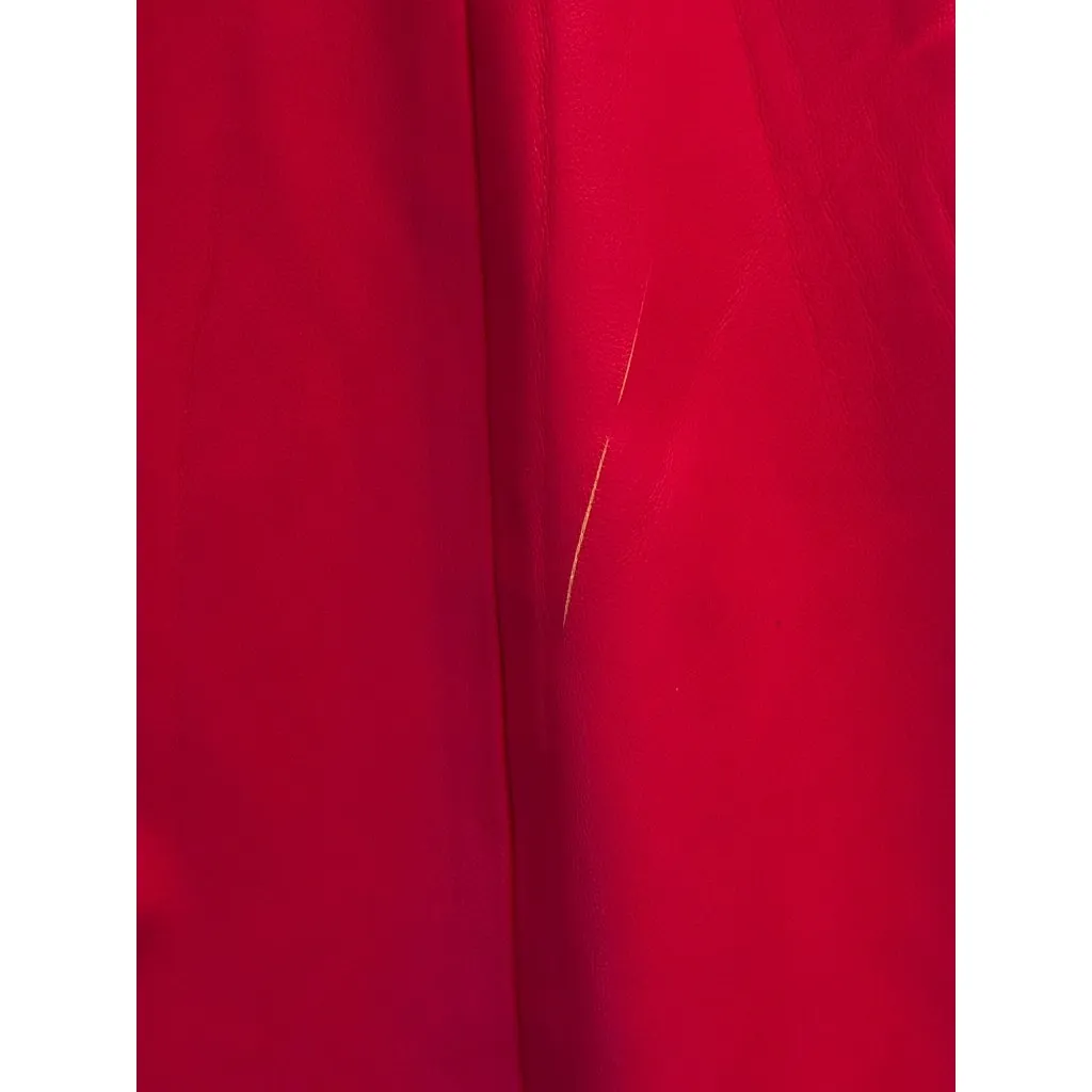 Bardot Polly Faux Leather Pants in Hot Pink 6 Womens Vegan Pleather Trousers - Image 7
