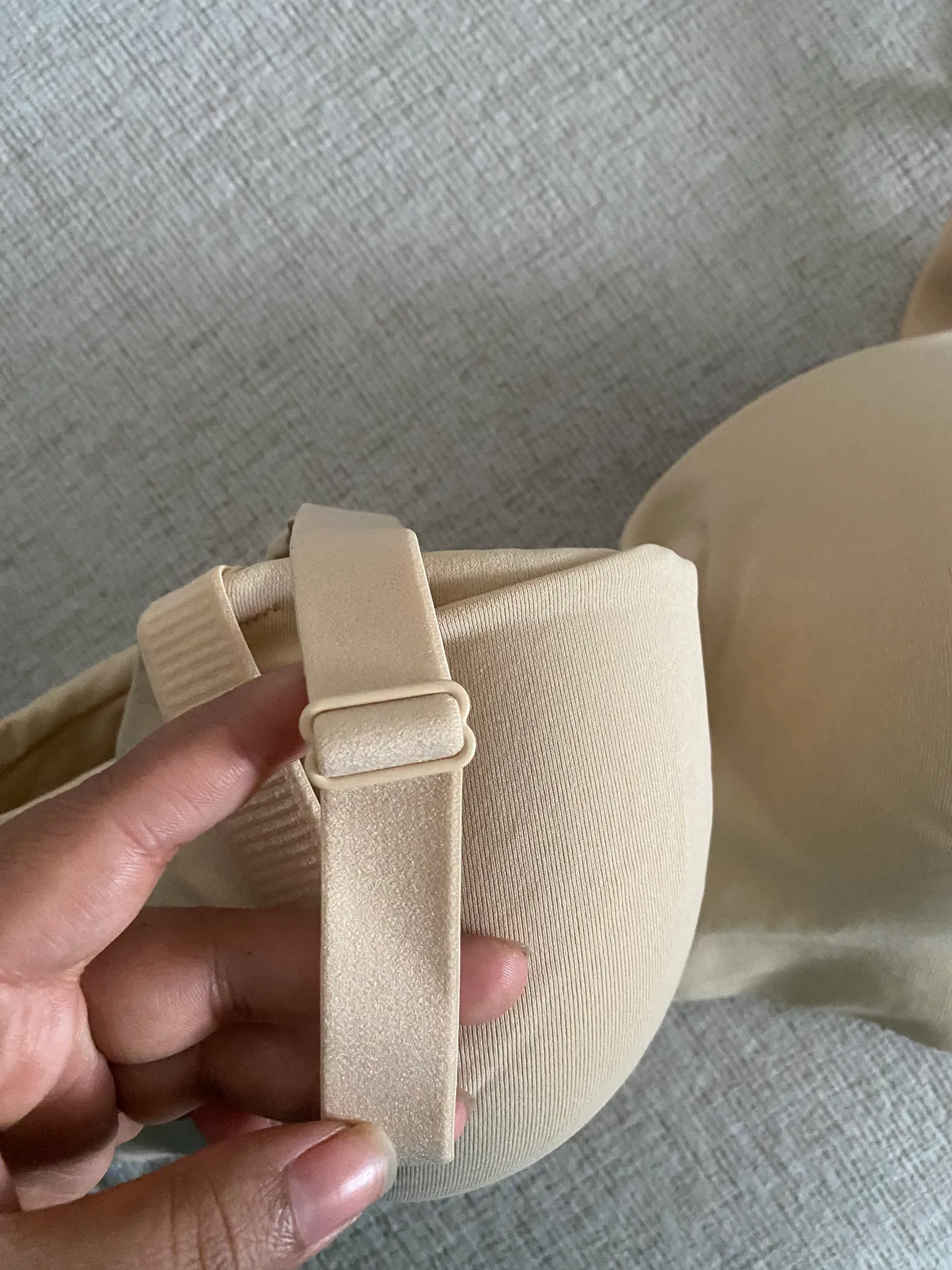 NWT TRUEKIND SUPPORTIVE COMFORT WIRELESS SHAPING BRA SIZE  XL  BEIGE - Image 8