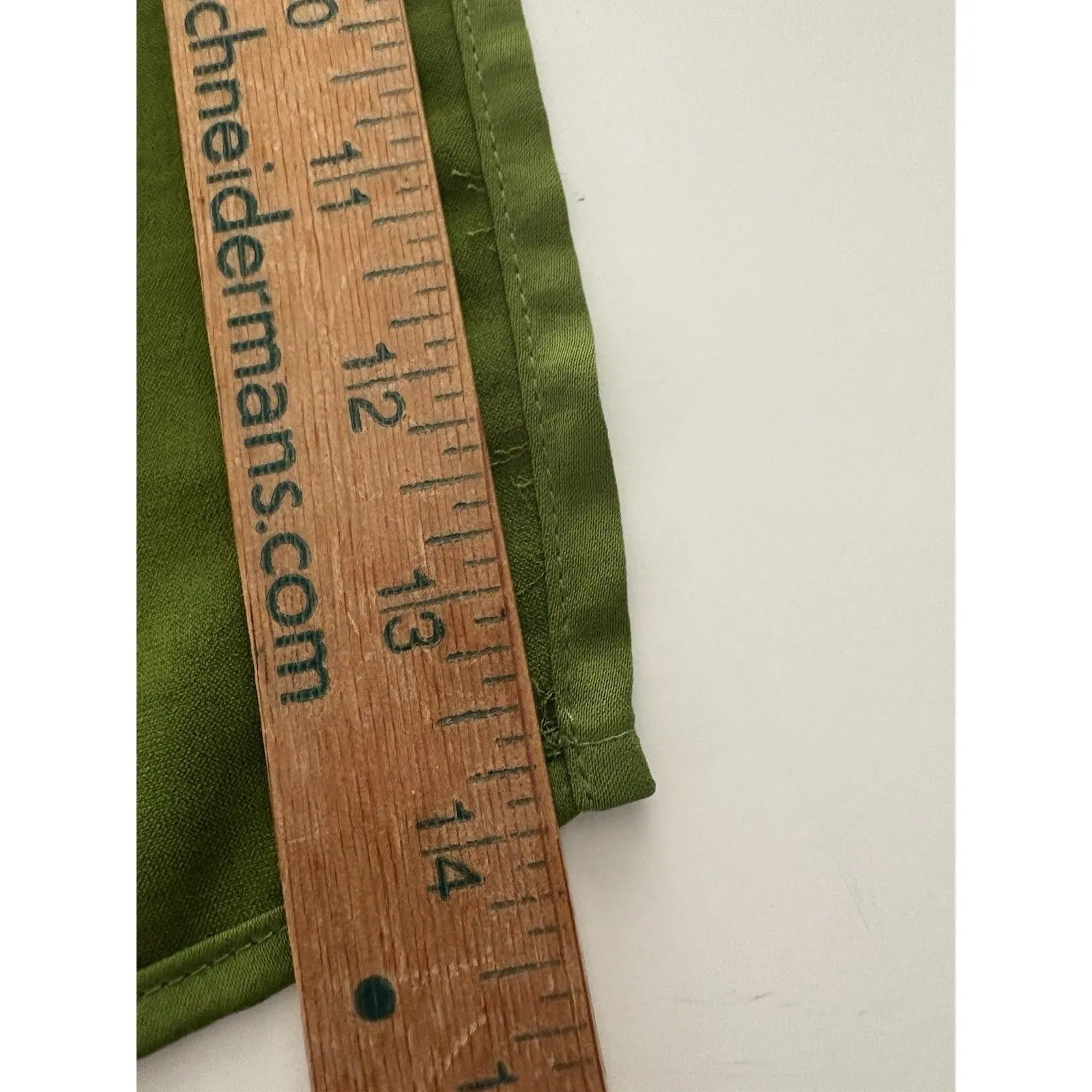 A New Day Maxi Slip Dress Size XXL Green Silky Strappy Fairy Forest Whimsy - Image 16