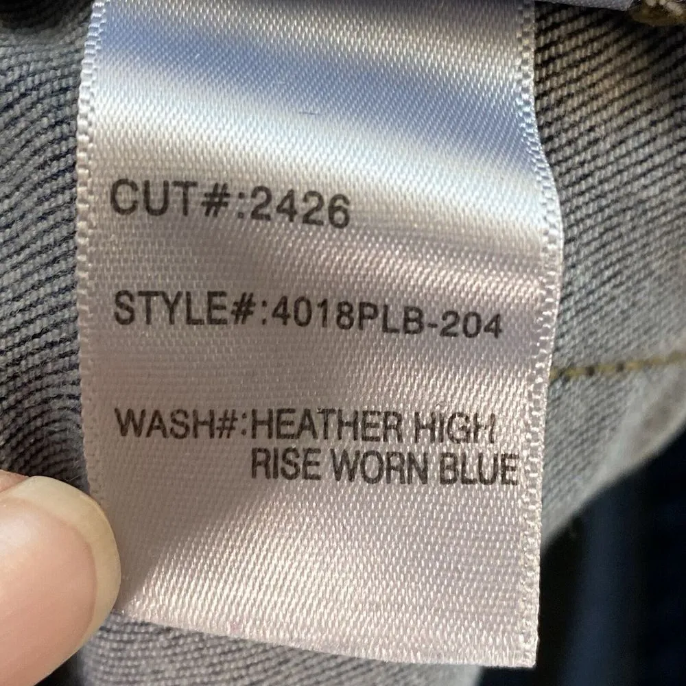 Articles of Society‎ Jeans Womens 28x25 Heather High Rise worn blue Denim - Image 10
