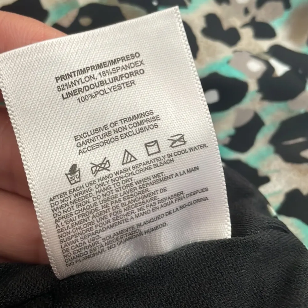 A Shore Fit Swim Romper Black Size 8 - Image 10