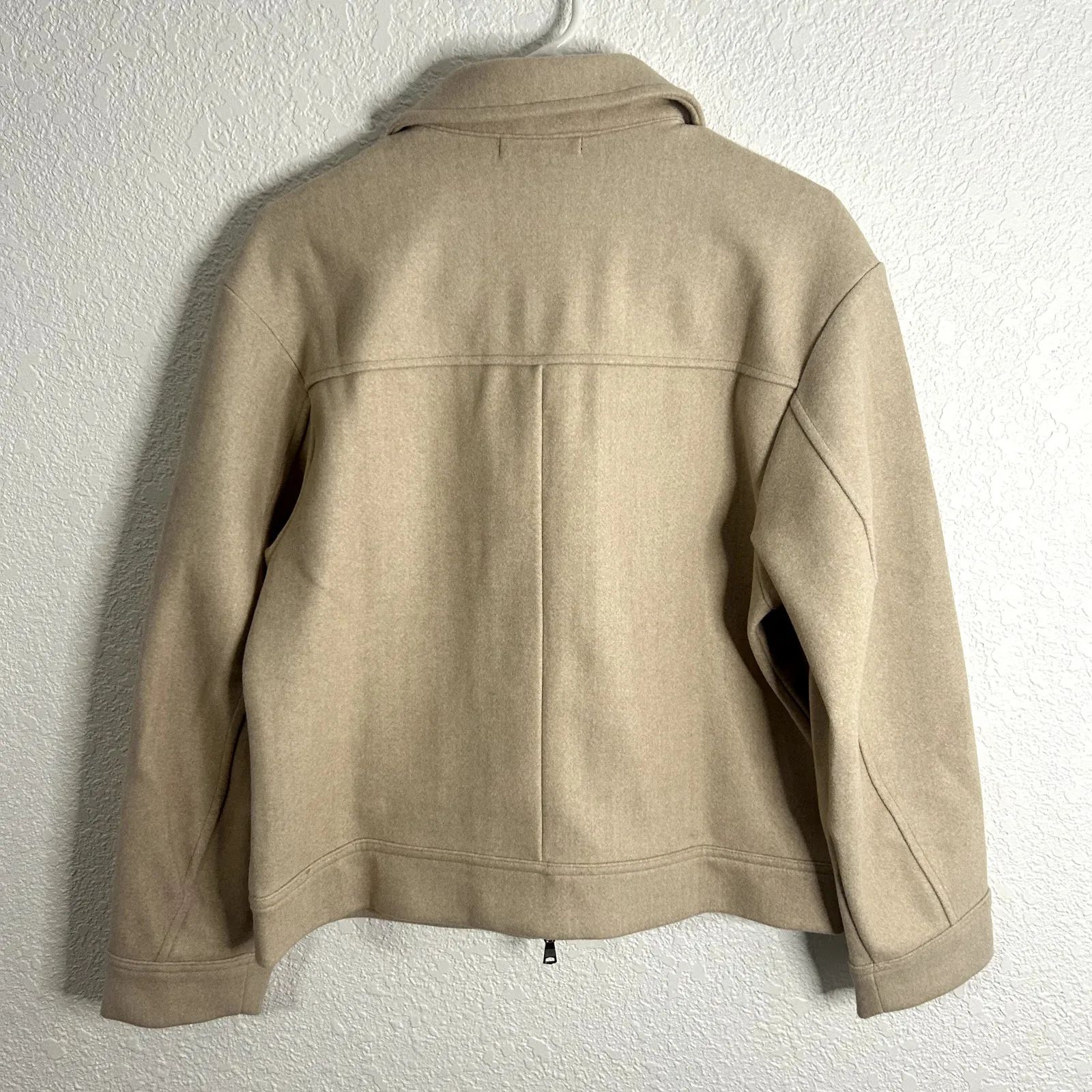 Banana Republic Melton Volume Sleeve Llama Hair Jacket Womens Size Medium NWT - Image 9