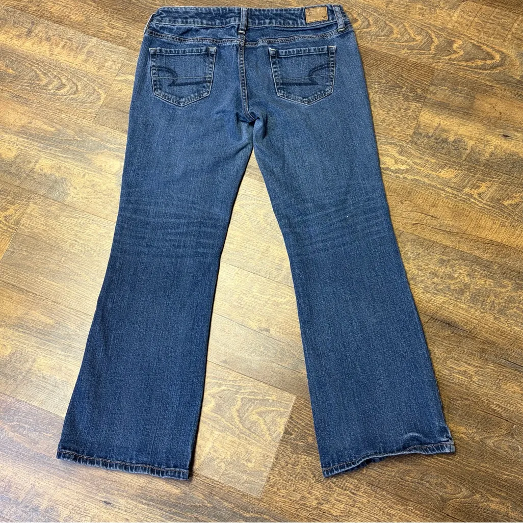 2011 American Eagle Favorite Boyfriend Jeans Womens 10 Short Stretch Low Rise - Image 6
