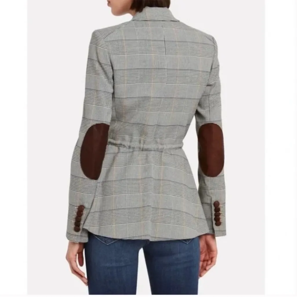 NEW NWT Veronica Beard Joshua Dickey Blazer Jacket In White Multi Houndstooth - Image 2