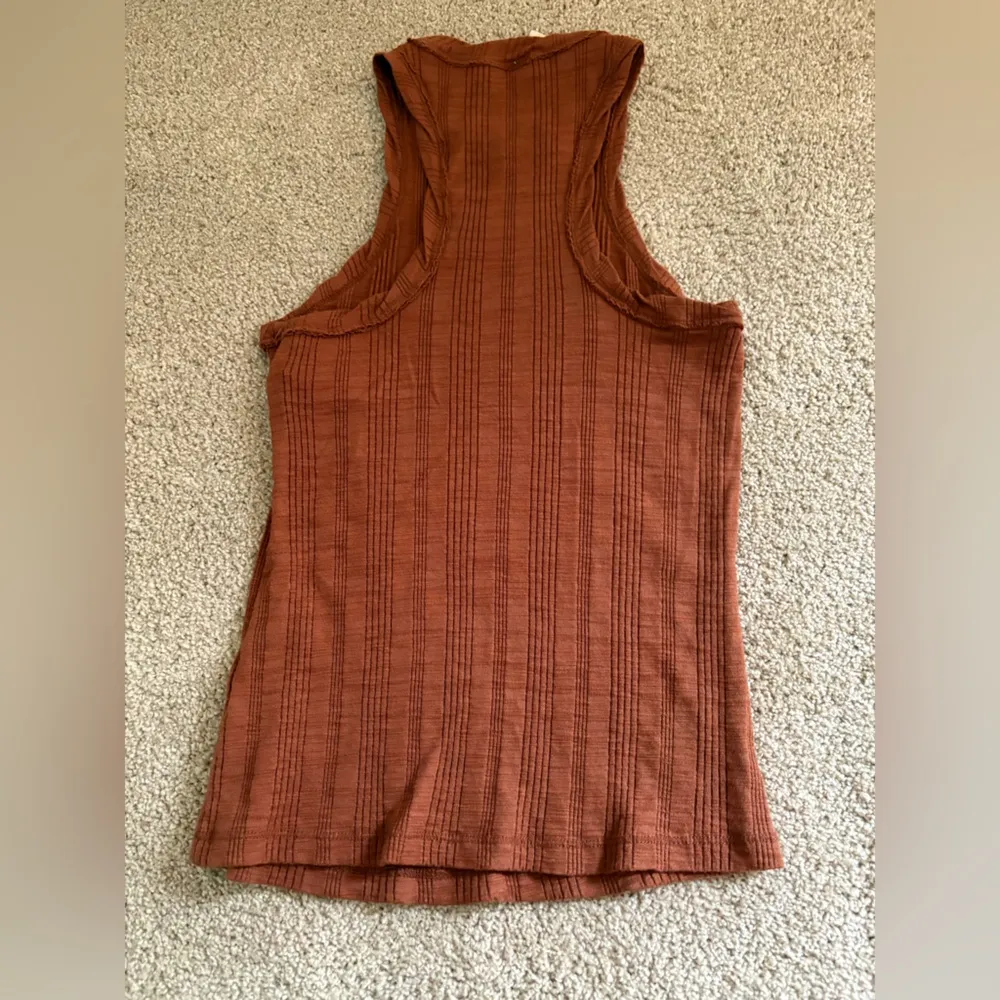 Pilcro Anthropologie Tank XS Ribbed High Neck - Image 3