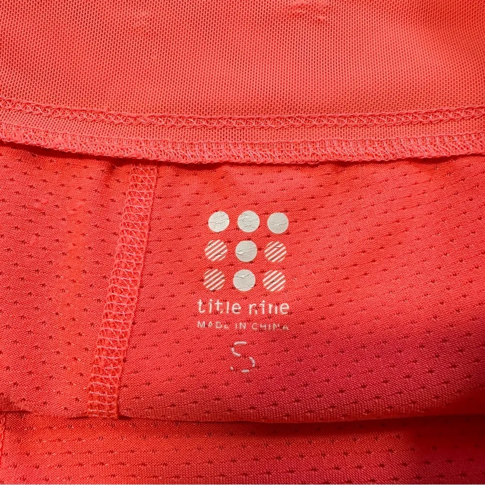 Title Nine Women’s Va Va Vroom Skort Mesh Layer Outdoor Golf in Coral Orange S - Image 9
