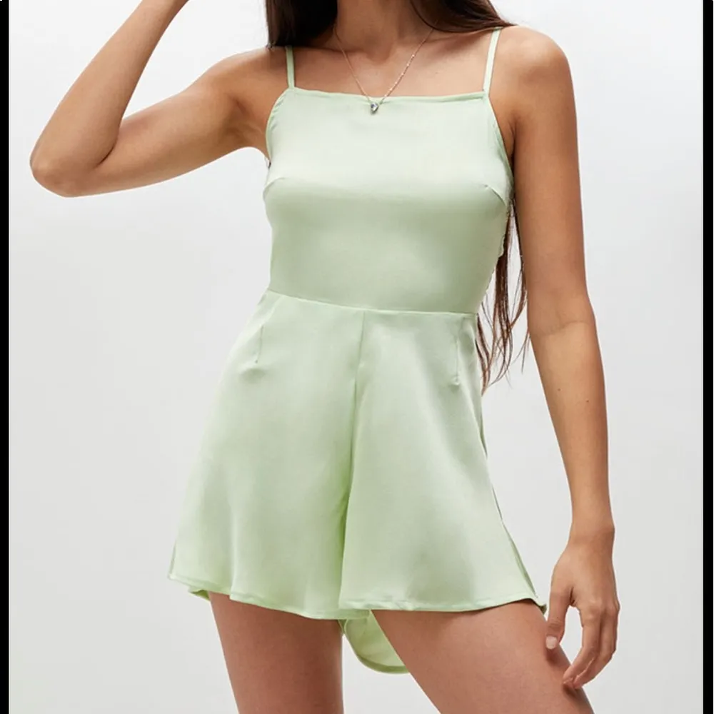 Daisy‎ Street Mint Satin Romper - Image 2