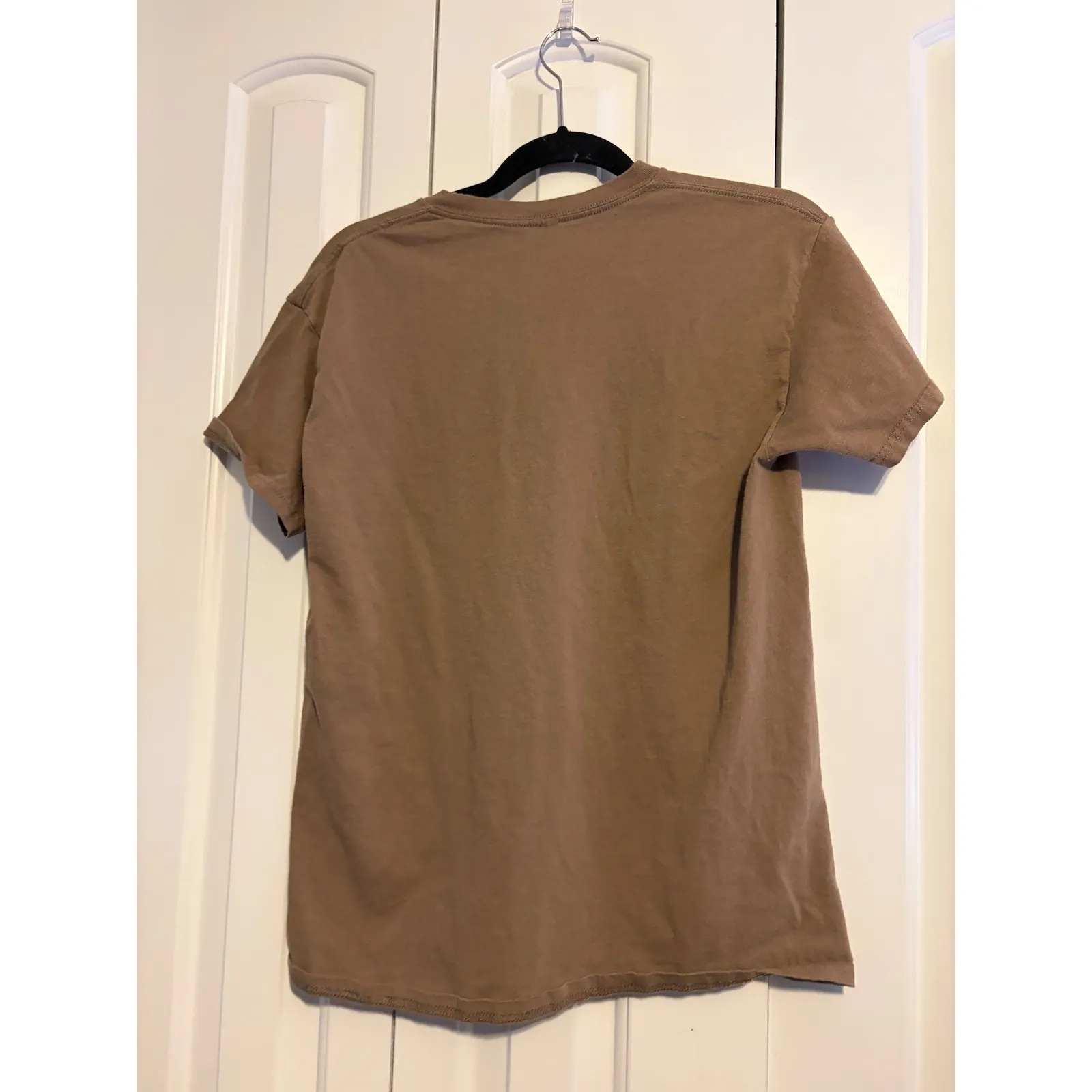 Playboy T Shirt Brown Graphic Print Short Sleeve Crew Neck Womens M - Image 7