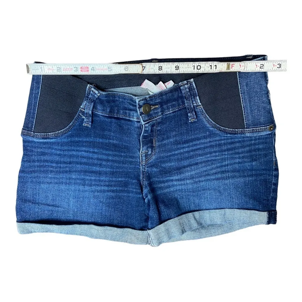 Isabel Maternity MIDI Short Short Jean Shorts Size 2/26 - Image 8