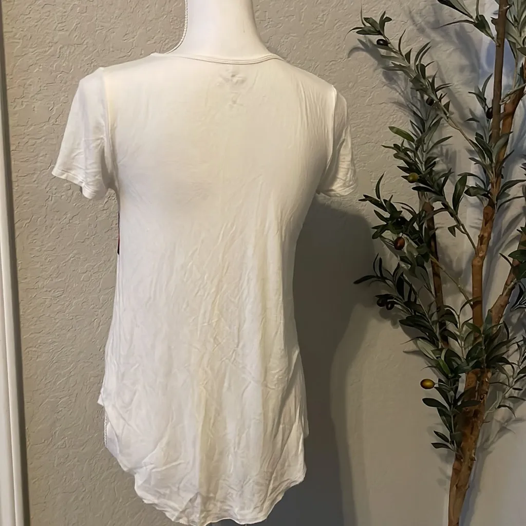 Vintage Hollister Classic Short Sleeve Striped Oversized Blouse Size XS - Image 6