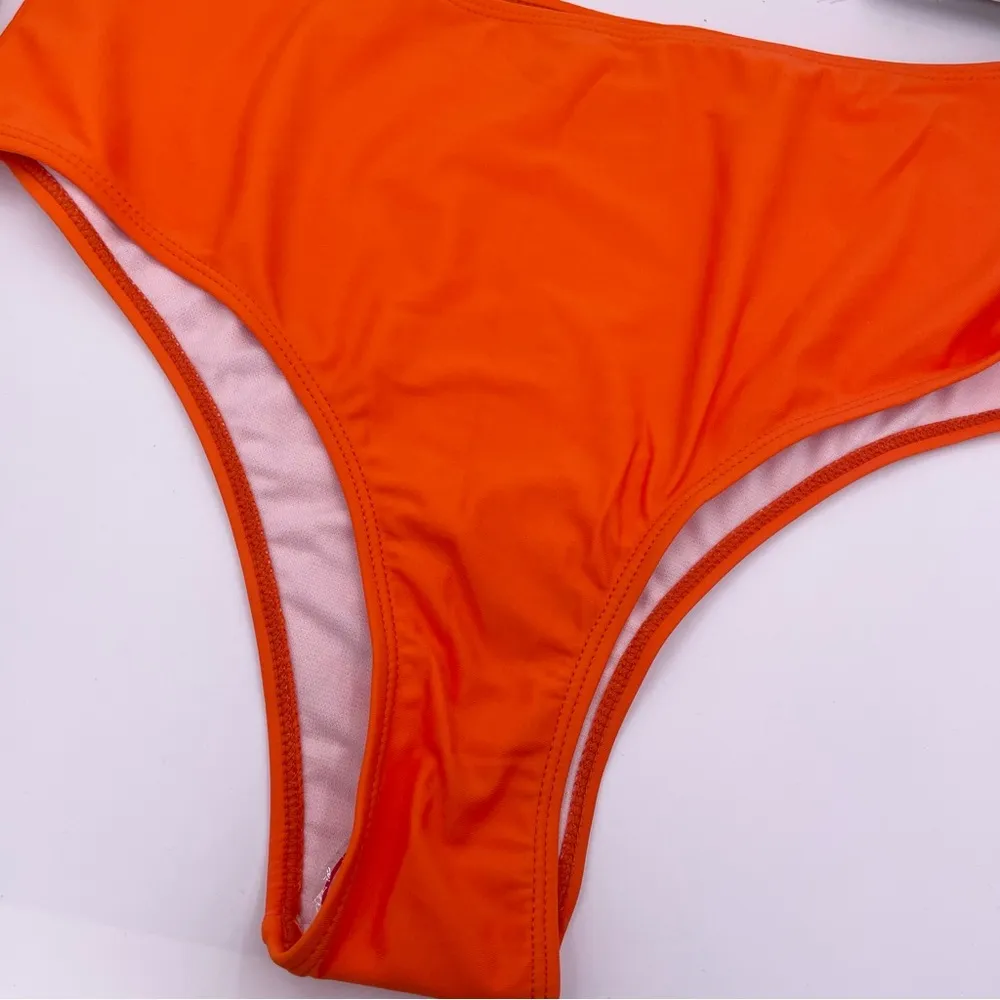 high waisted cheeky bikini bottom women Size Large - Image 3