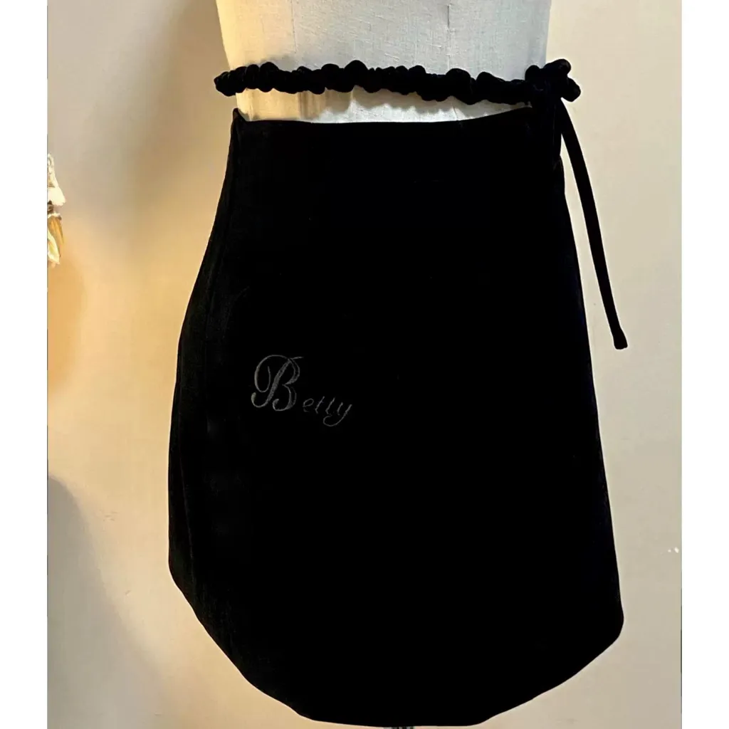 Black Bow-Tie Waist Mini Skirt Skort - Image 3