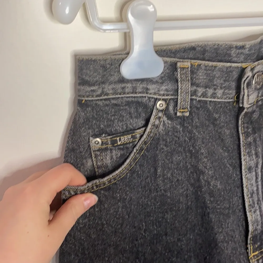 Lee vintage Union made in USA ultra high rise faded black mom jeans size 12 - Image 78