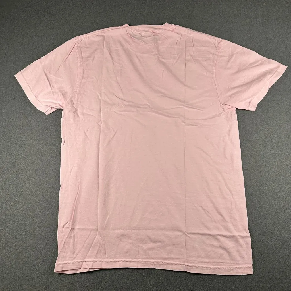 Laura‎ Marano Arrow Shirt Womens Med Pink Comfort Colors Graphic Tee Music Tour - Image 8