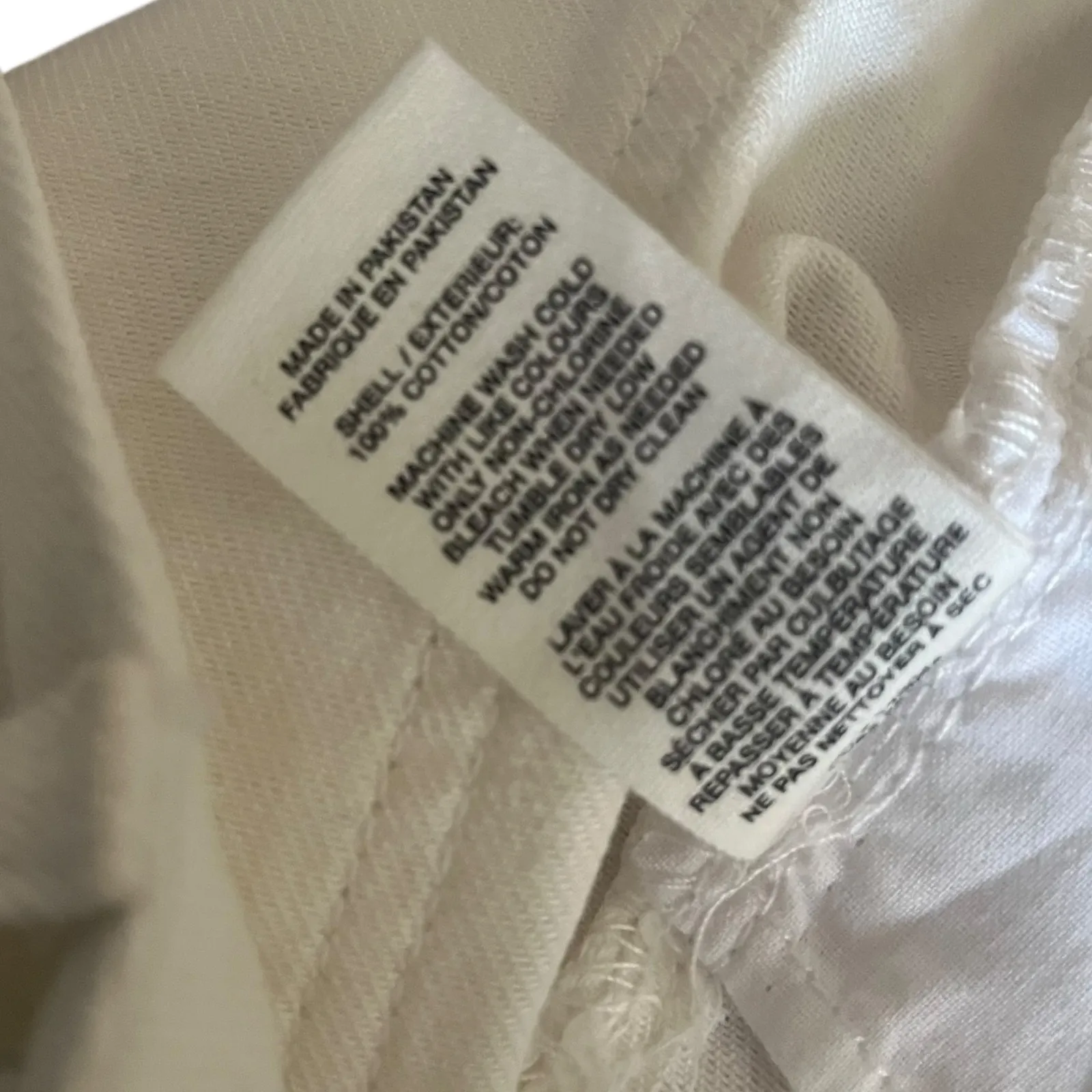 Avec Les Filles NWT High Rise Cropped Straight Leg Jeans Color Ecru Size 28 - Image 8