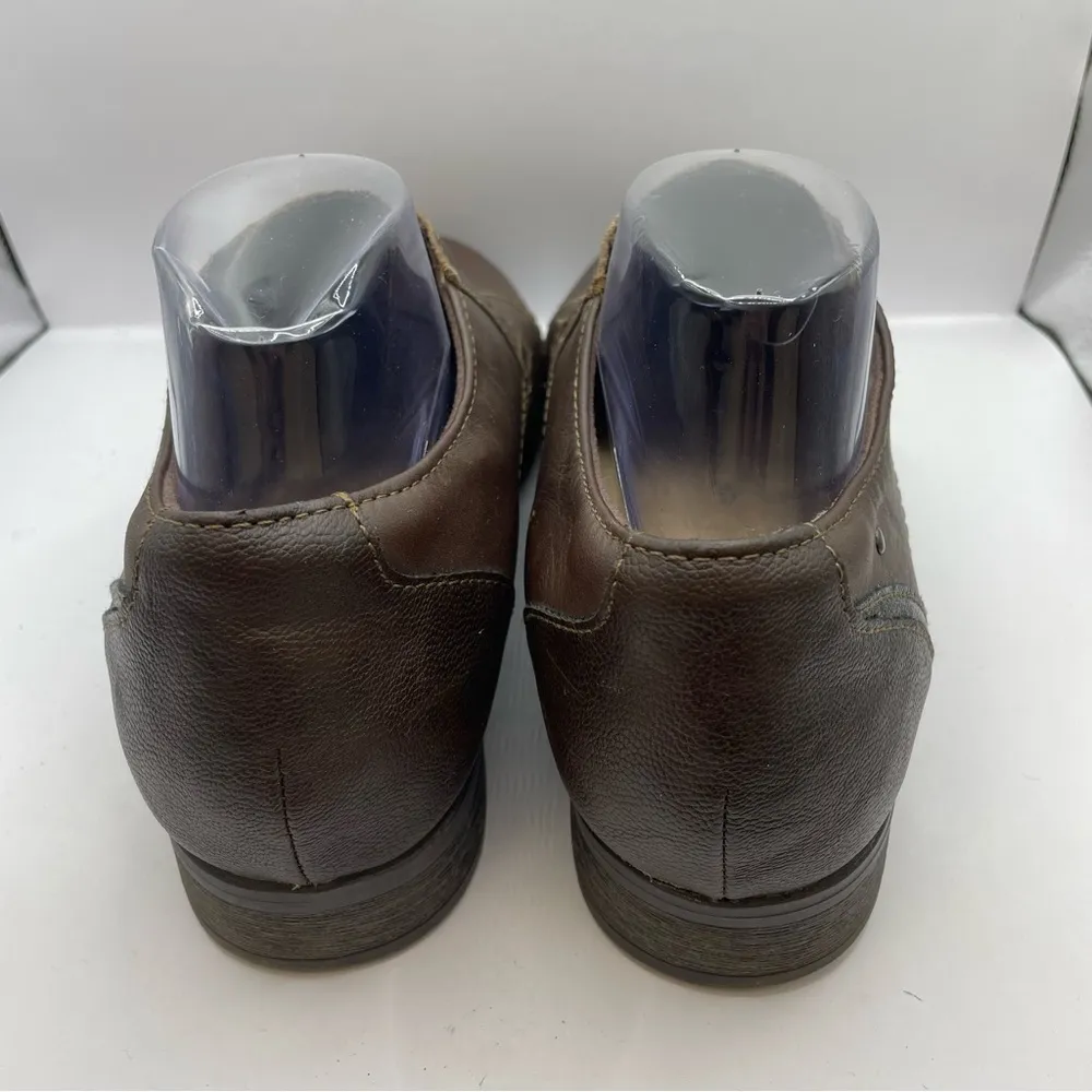 New Earth Origins Navigate Nate Women’s Oxfords Brown Leather Slip On Size 11M - Image 6