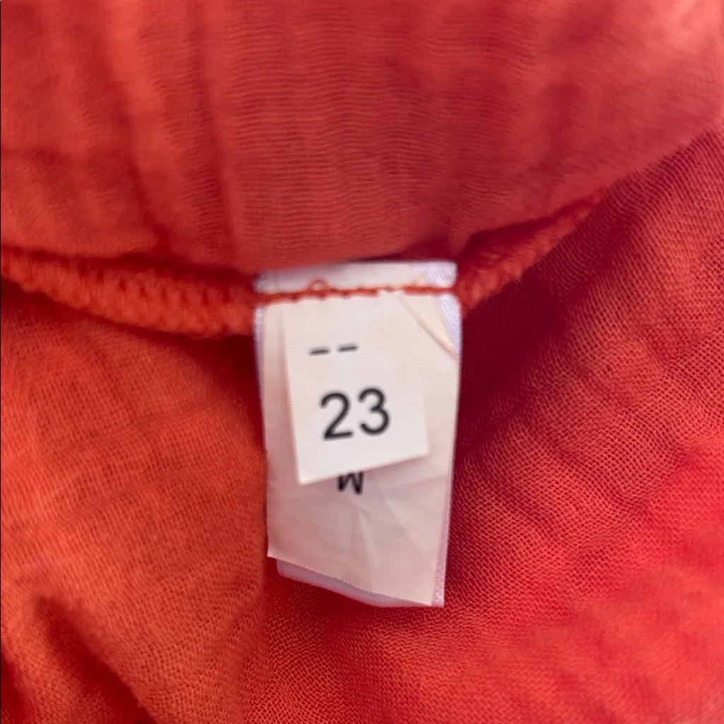 LC Lauren Conrad Vibrant Orange Blouse - Image 9