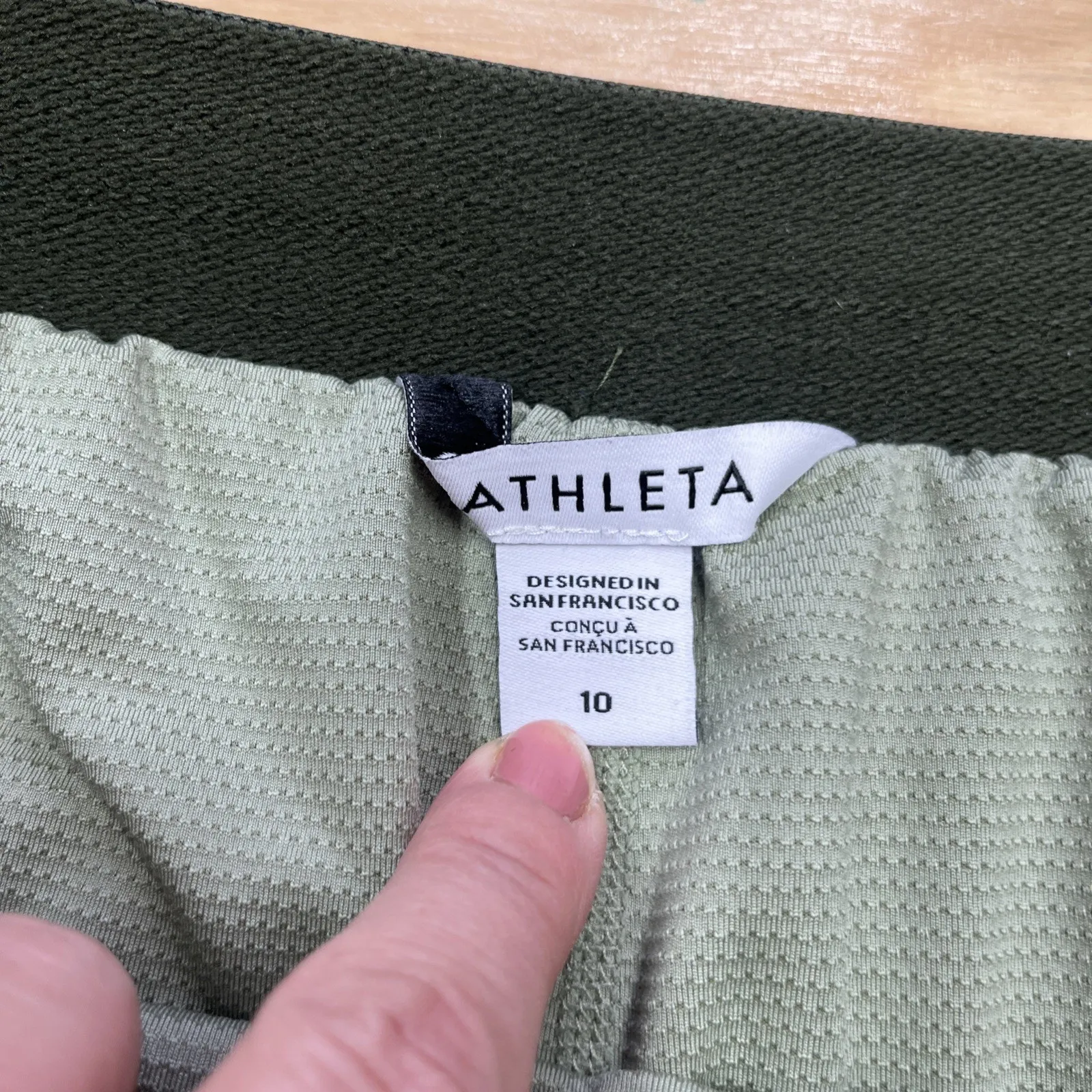 Athleta Vienna Cargo Skort Womens 10 Green Lightweight Stretch Pickleball Tennis - Image 3